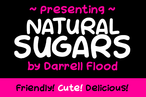 NATURAL SUGARS font